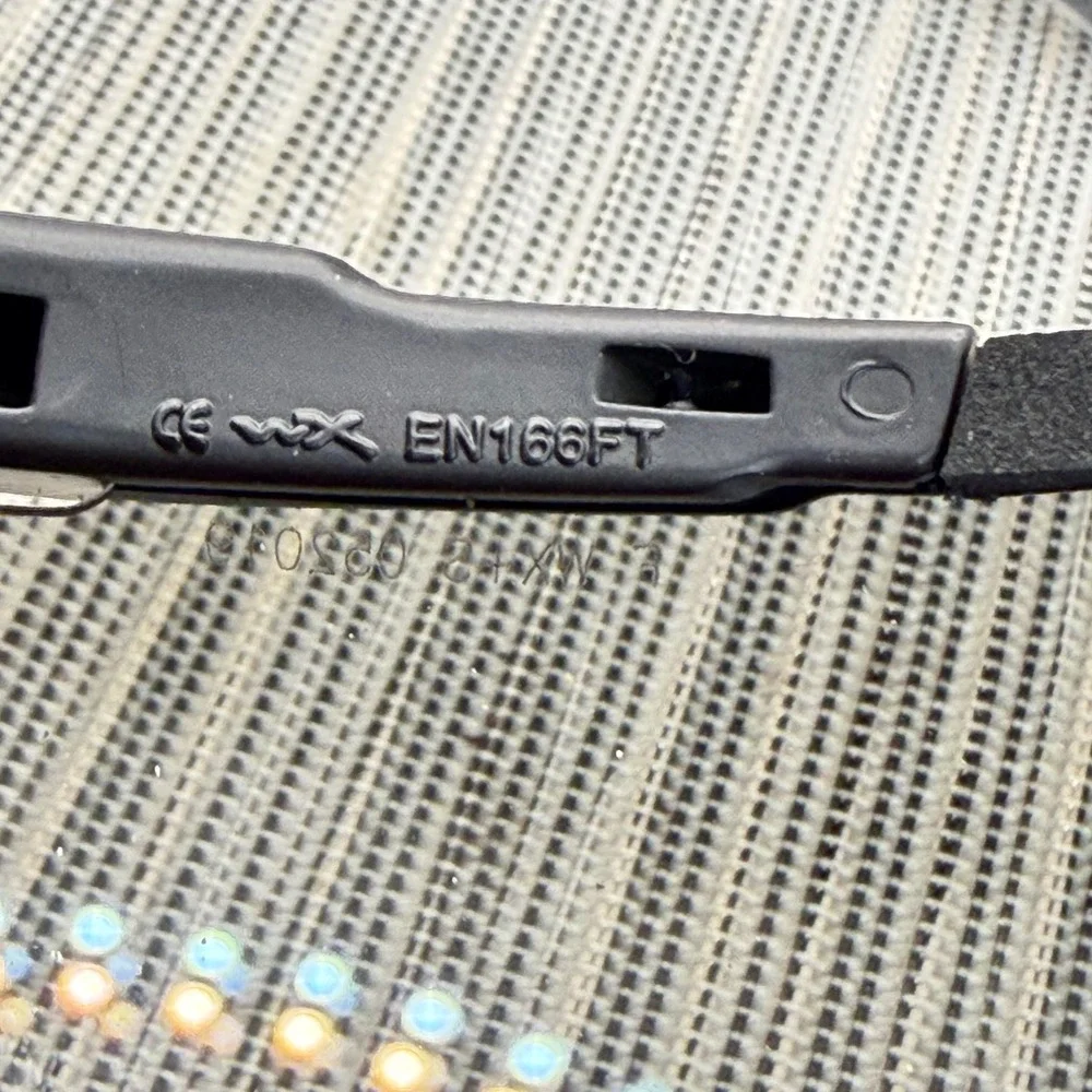 Wiley X Saber Advanced Tactical Shooting Glasses Smoke Grey Lens Z87+ Black Case